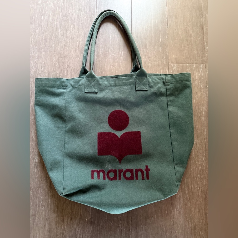 Isabel Marant Yenky Tote Bag Green